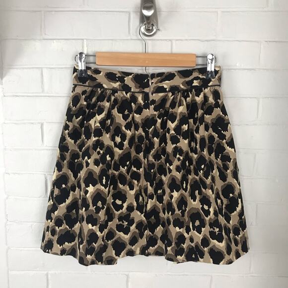 Sea New York Animal Cheetah Leopard Print Skirt Size 4 - Picture 5 of 6